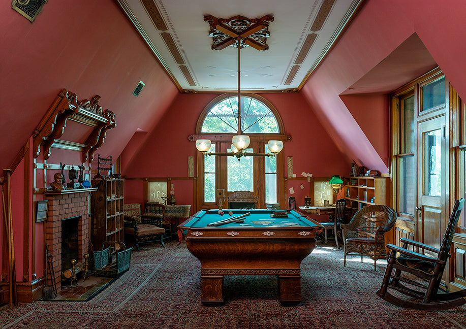 Billiard Room 4x6 postcard