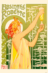 Absinthe Robette 5x7 Greeting Card