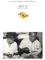 Custom Recipe Card White in clear bag with no envelope