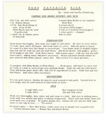 Custom Recipe Card White in clear bag with no envelope