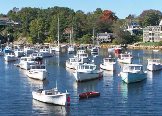 Perkins Cove Classic 5x7 Greeting Card