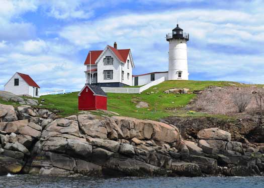 Nubble Light House 5x7 Greeting Card