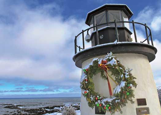 Marginal Way Holiday 5x7 Greeting Card