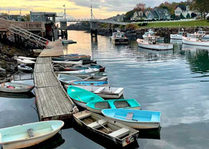 Perkins Cove Dawn 5x7 Greeting Card