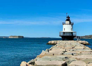 Spring Point Lighthouse 5x7 Greeting Card
