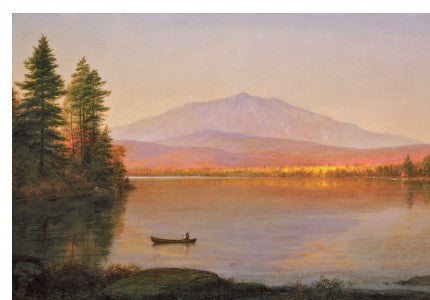 Church Mount Katahdin 5x7 Greeting Card