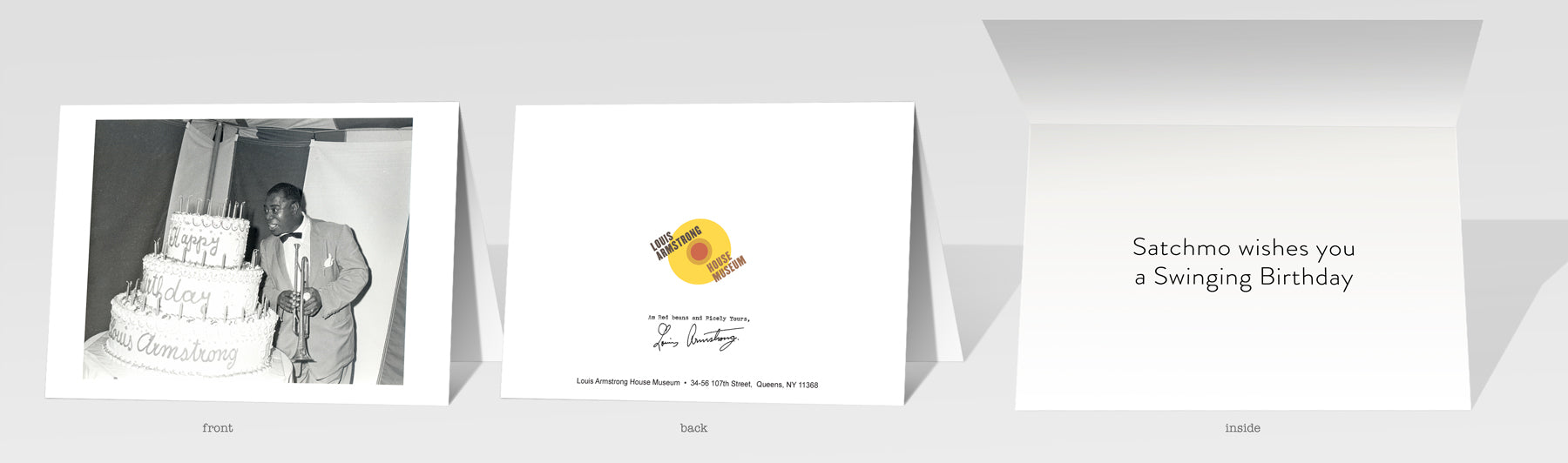 Louis Armstrong Birthday 5x7 Greeting Card