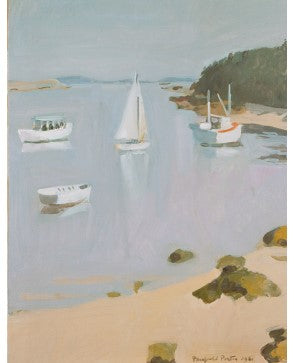 Porter Untitled Harbor Maine 5x7 Greeting Card