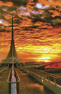 Ians Sunrise Acrylic Magnet Loose