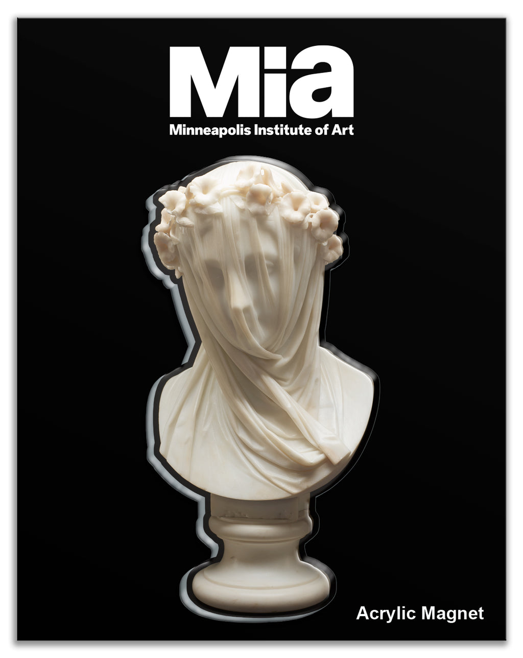 Veiled Lady Acrylic Magnet CP