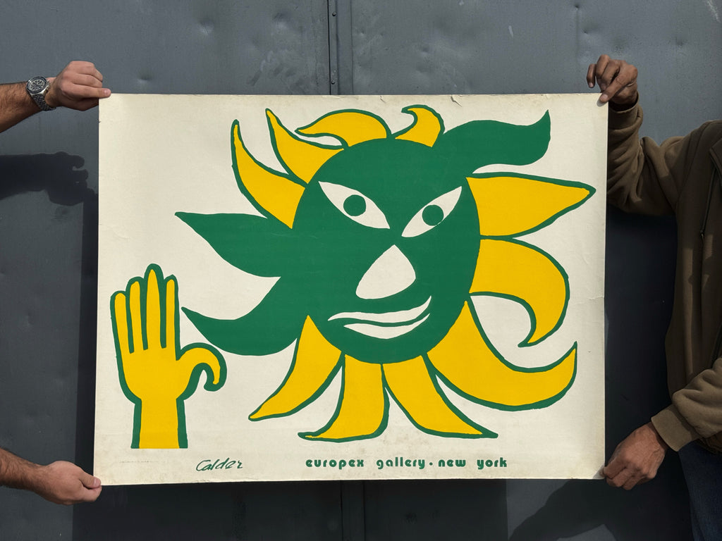 Sun & Hand Serigraph by Alexander Calder