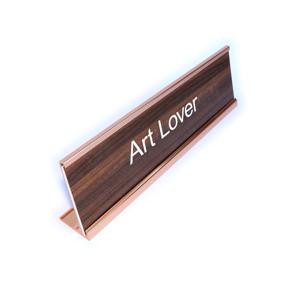 Art Lover Desk Plate