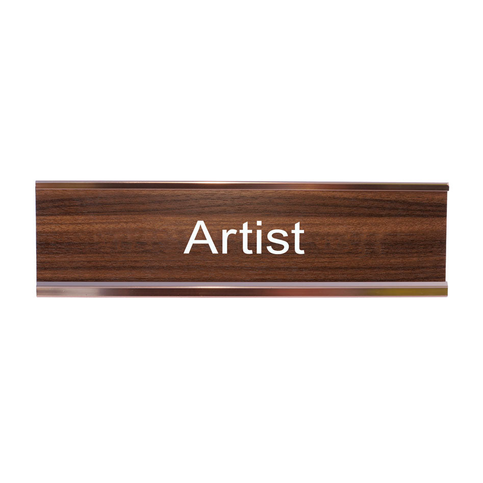 Artist Desk Plate