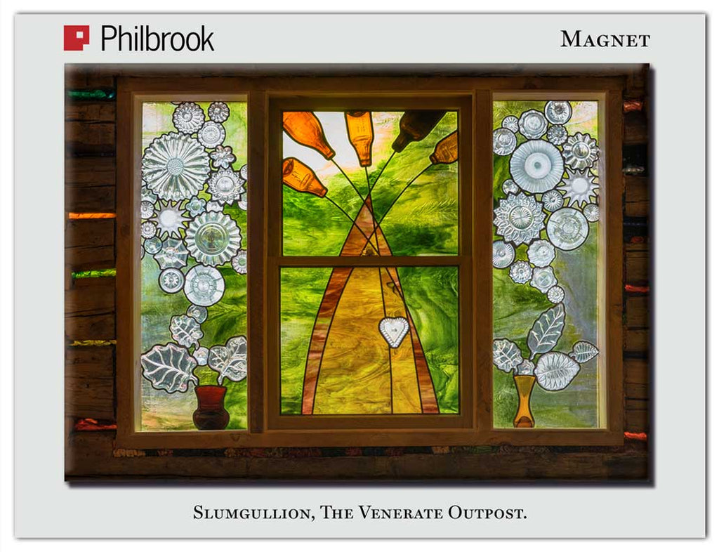 Cabin Window 2.5 x 3.5 Carded Magnet