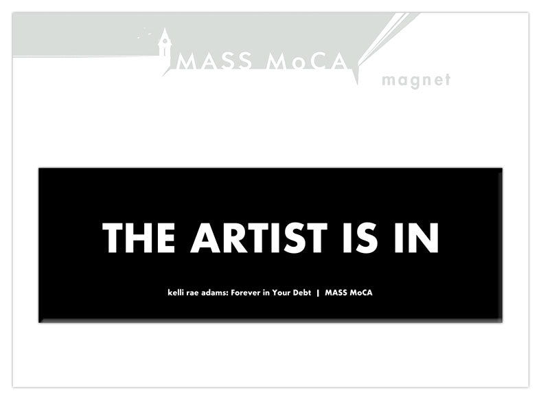 The Artist is In 4.5 x 1.5 Magnet (Packaged)