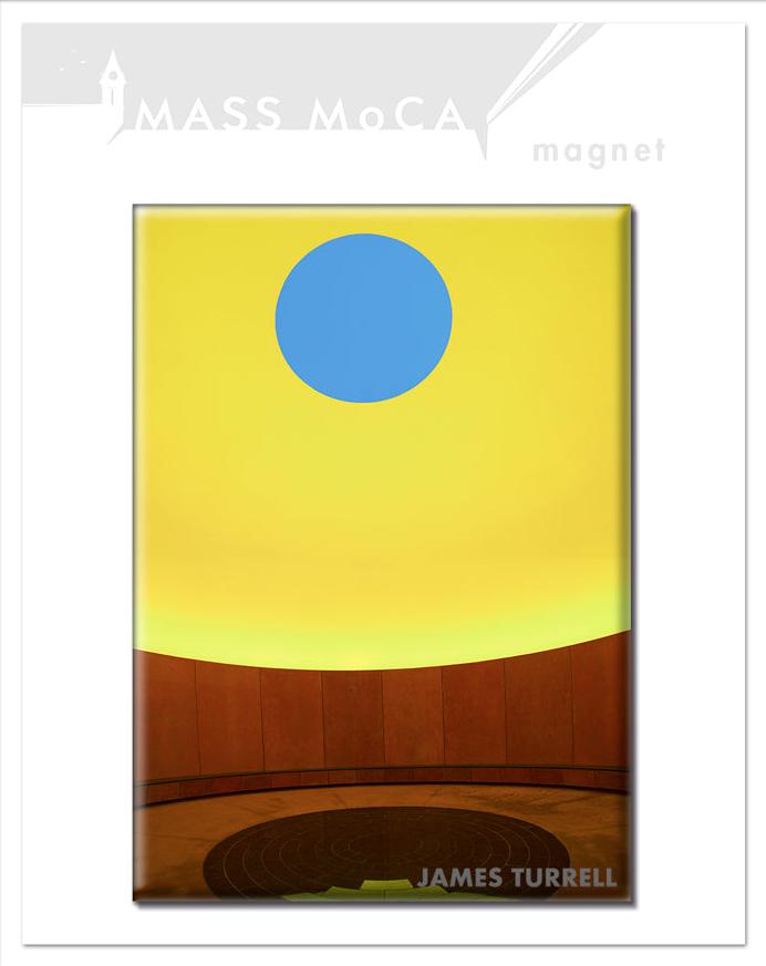 James Turrell Skyspace Yellow 2.5 x 3.5 Magnet (Packaged)