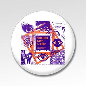 Sound Art Ink 2.25 inch Pin