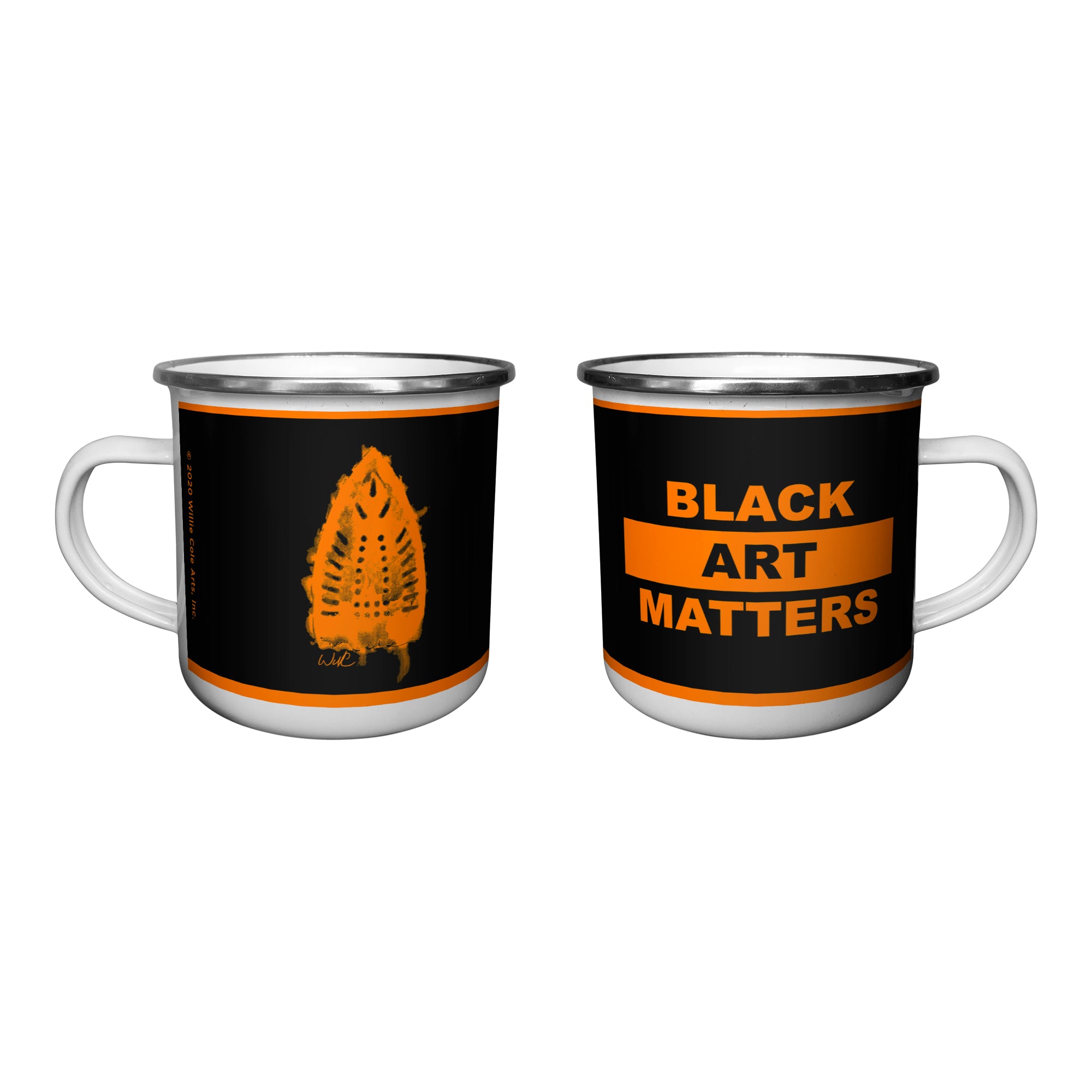 Willie Cole Black Art Matters Camp Mug