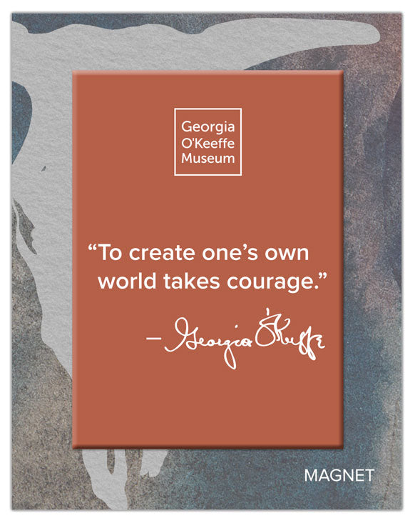 To Create Ones Own World Quote 2.5x3.5 Magnet Carded