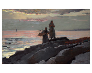 Homer Saco Bay 11x14 Matted Print