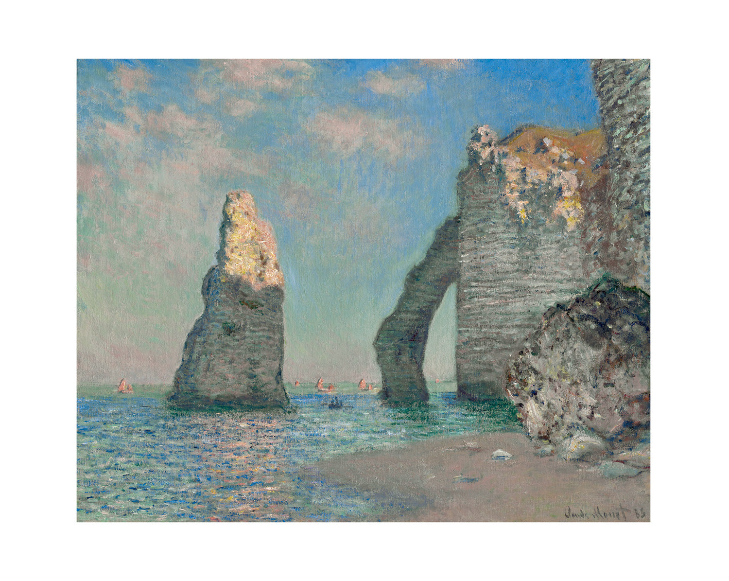 Cliffs at Etretat 11x14 Matted Print