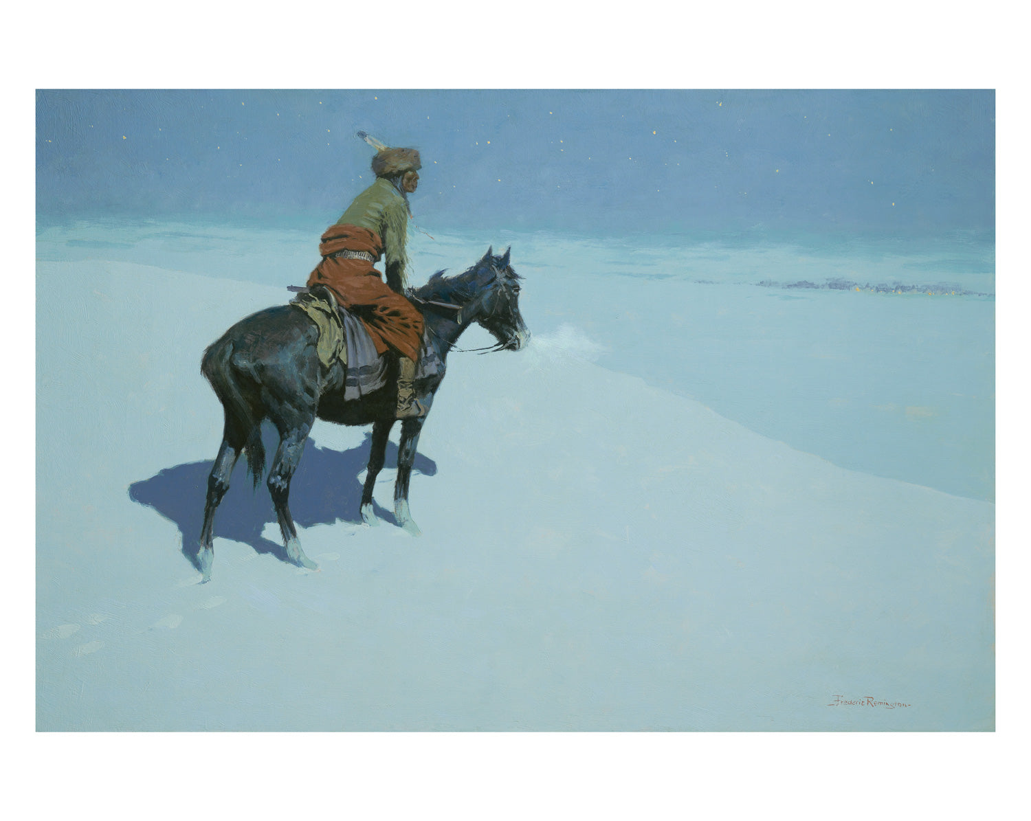 Remington Friends or Foes 11x14 Matted Print