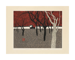 Saito Kiyoshi Autumn in Nanzen-ji 11x14 Matted Print