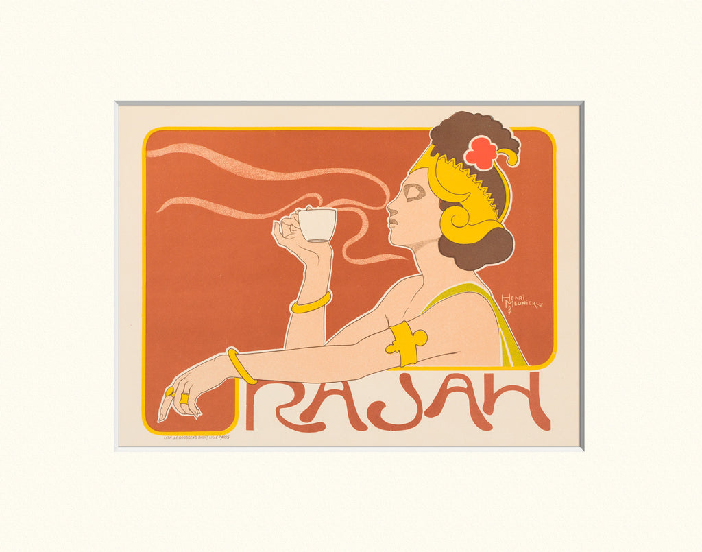 Cafe Rajah 11x14 Matted Print