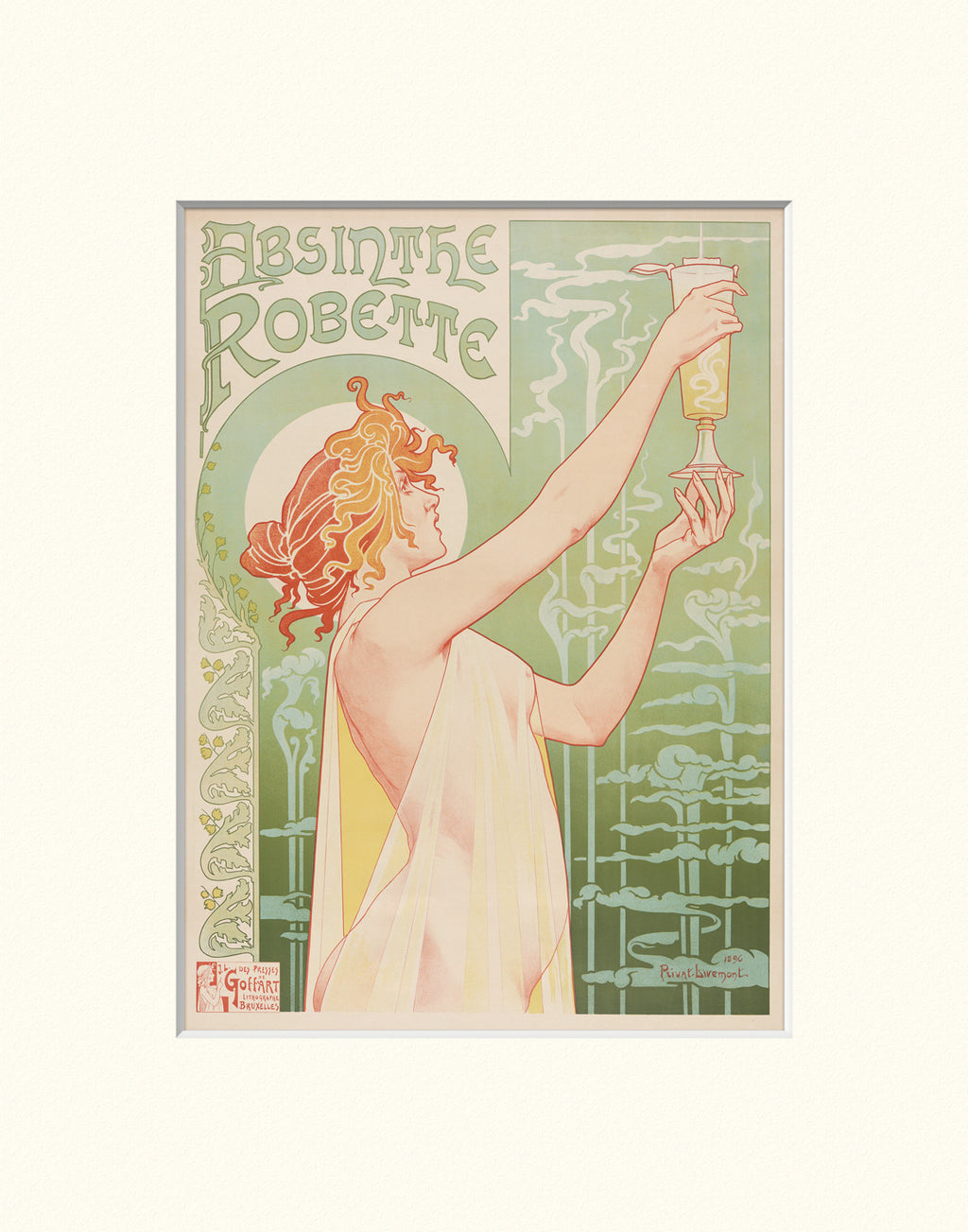Absinthe Robette 11x14 Matted Print