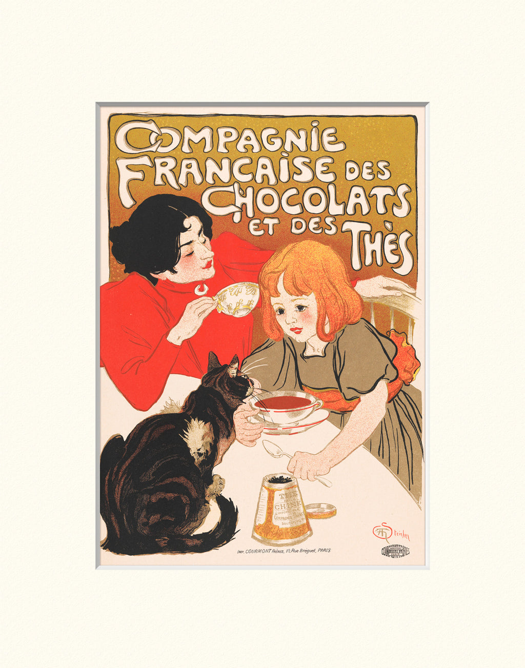 French Company of Chocolate 11x14 Matted Print