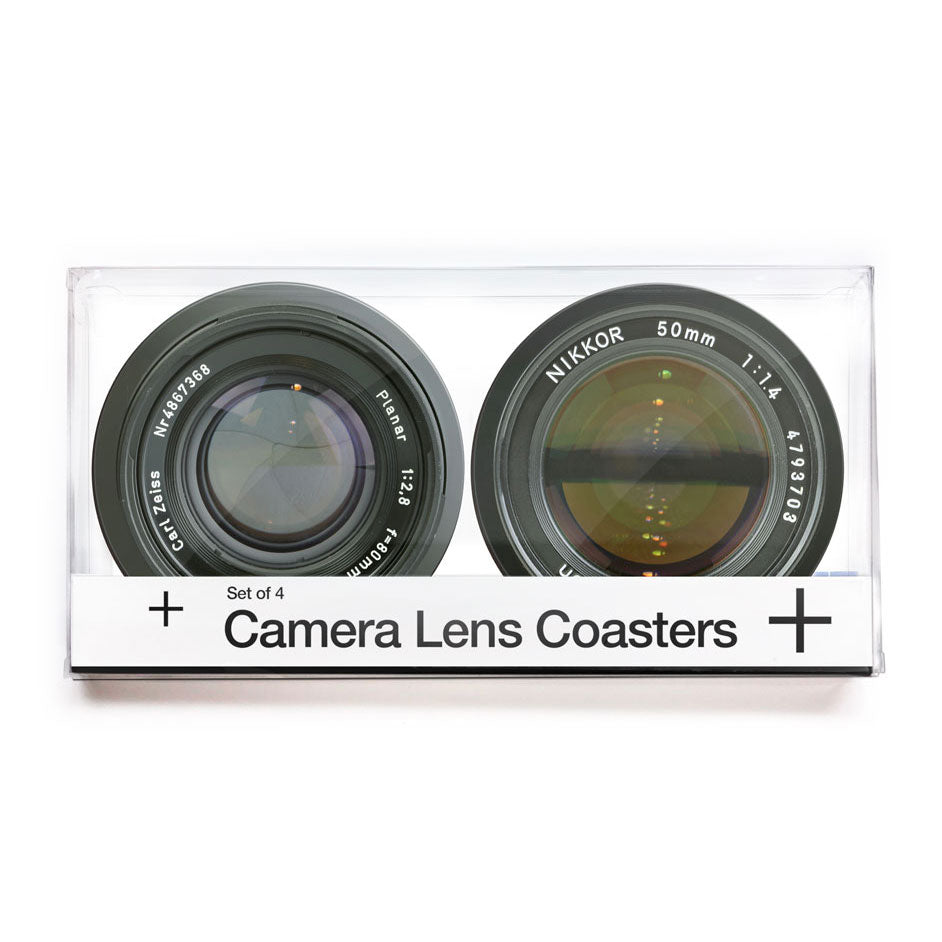 Camera Lens Coaster 4-Pack