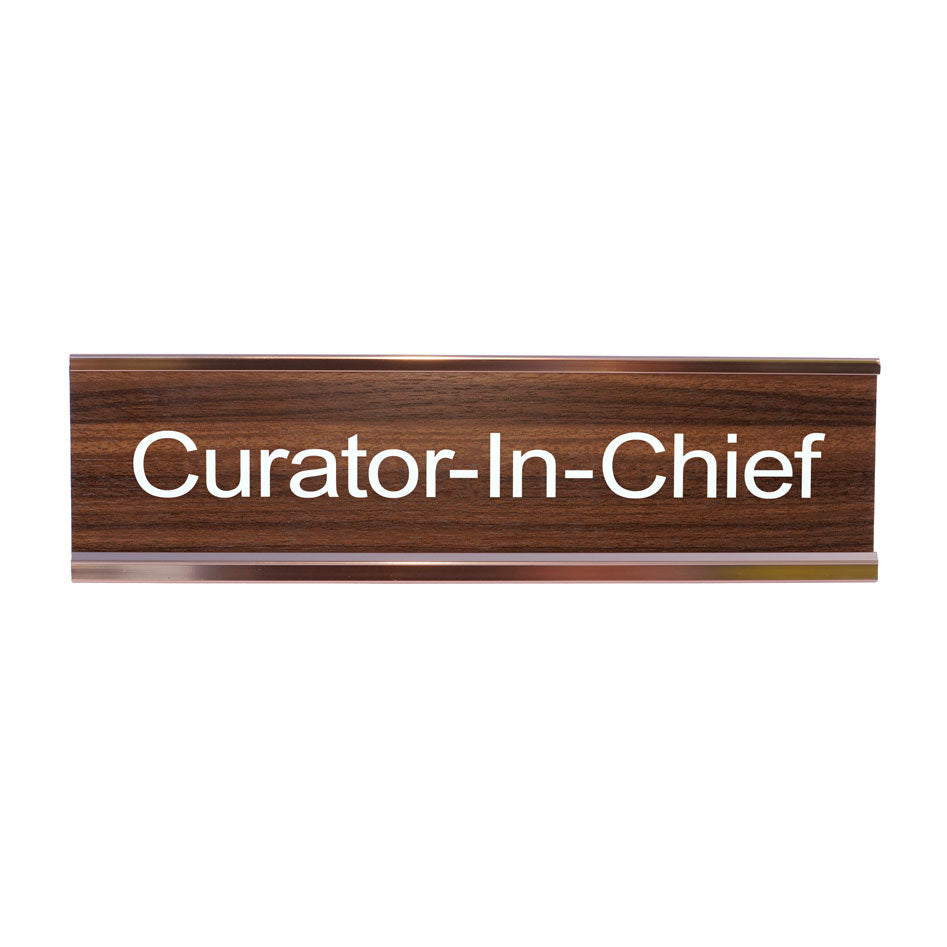 Curator-In-Chief Desk Plate (Loose)