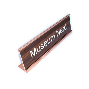 Desk Plate