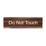 Do Not Touch Desk Plate
