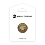 NYC Subway Token Enamel Pin