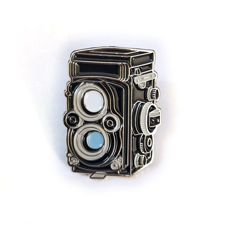 Twin Lens Reflex Camera Enamel Pin
