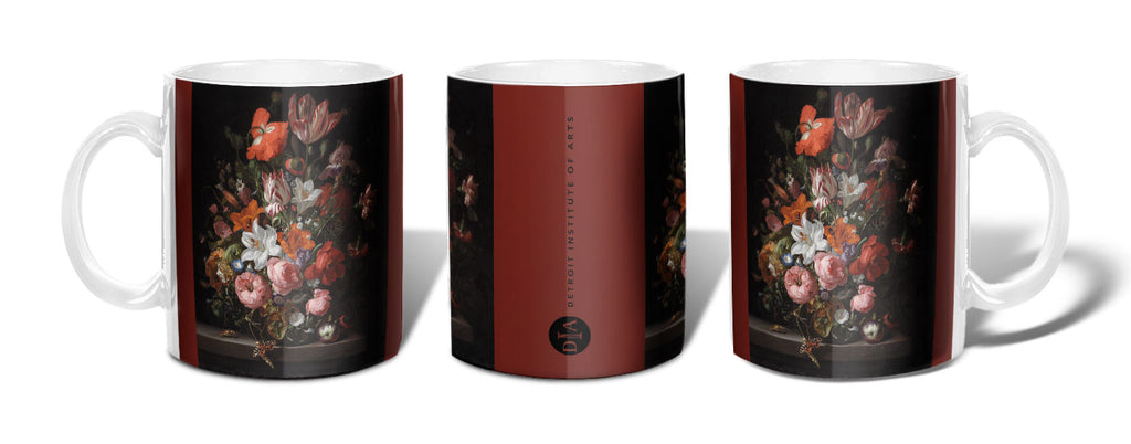 Ruysch Flowers in a Vase Mug