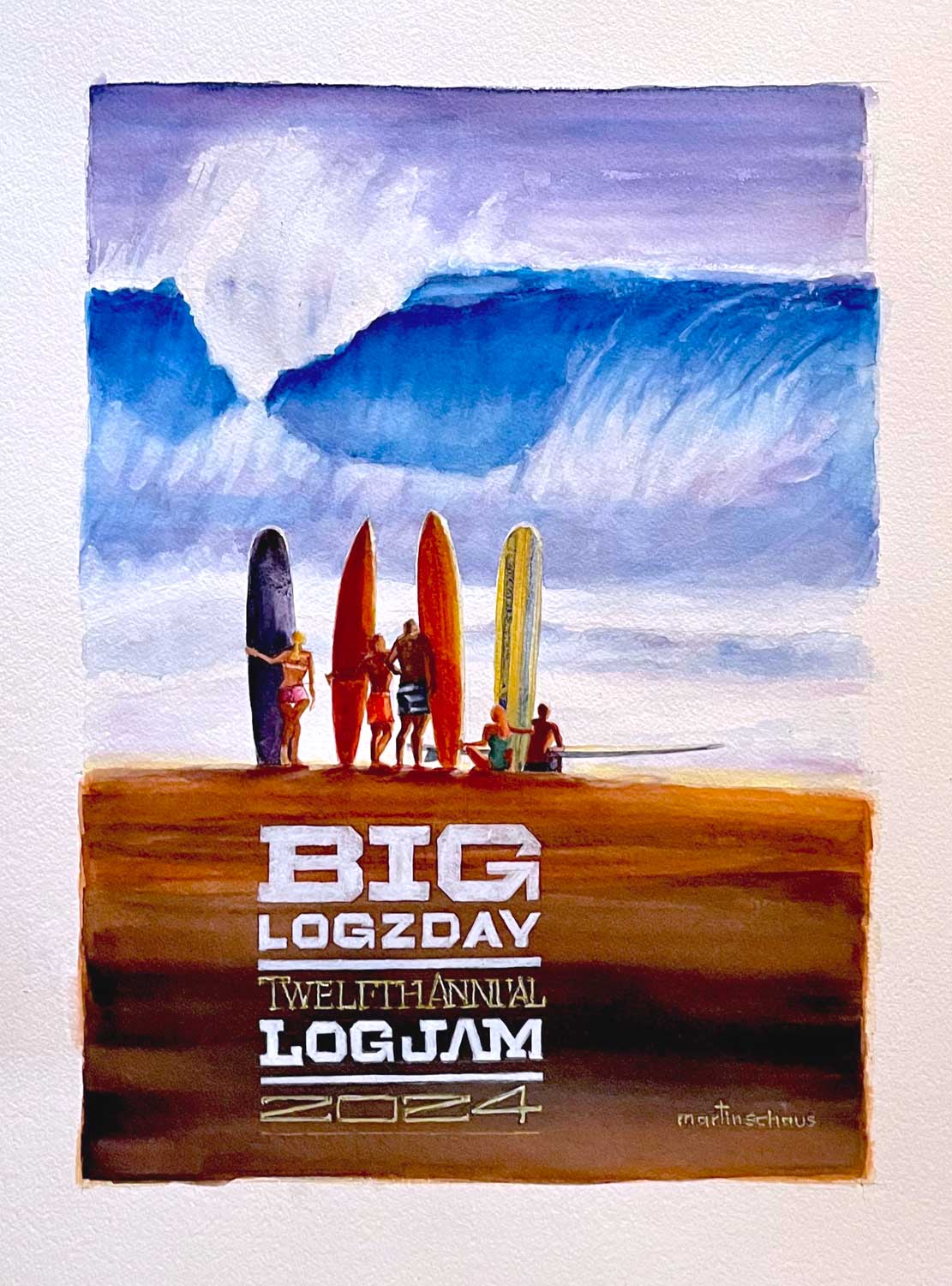 Martin Schaus - Big LogzDays 1 Giclée Print