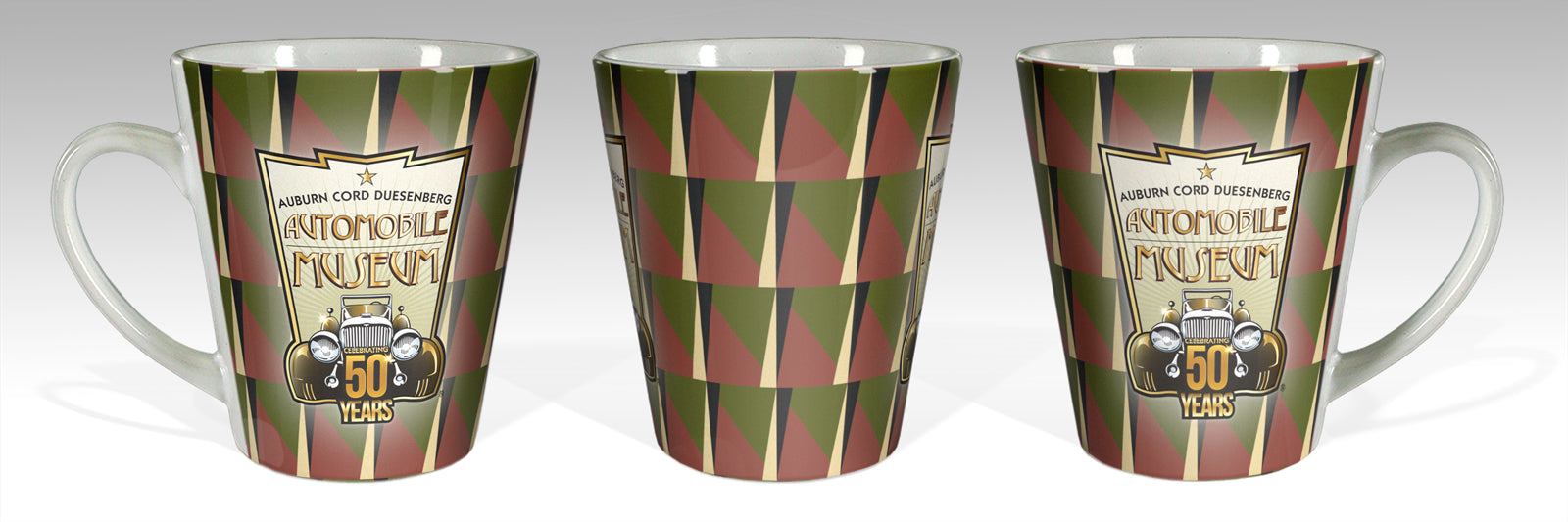 ACDAM 50th Logo Latte Mug