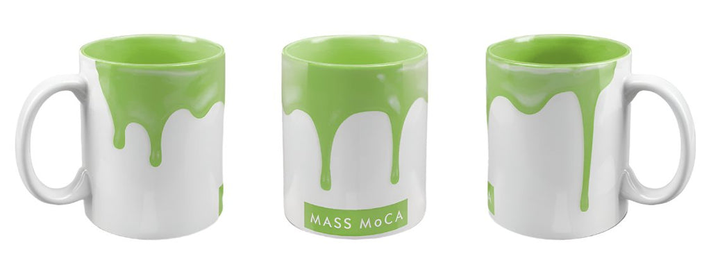 MASS MoCA Paint Drip Light Green Mug (Light Gr-Deco)