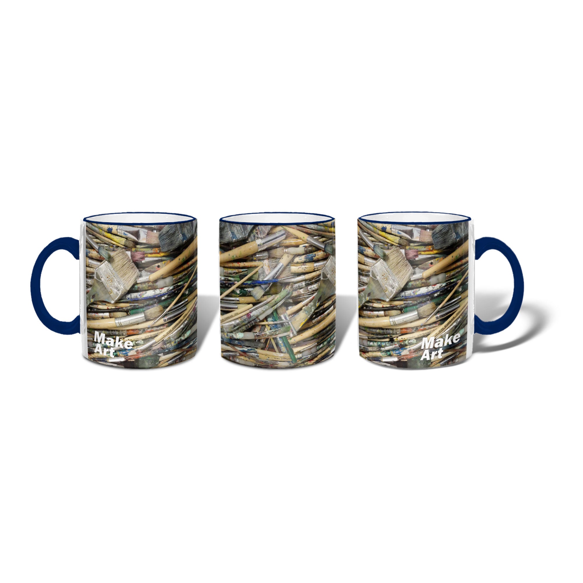 Make Art Paint Brushes Mug
