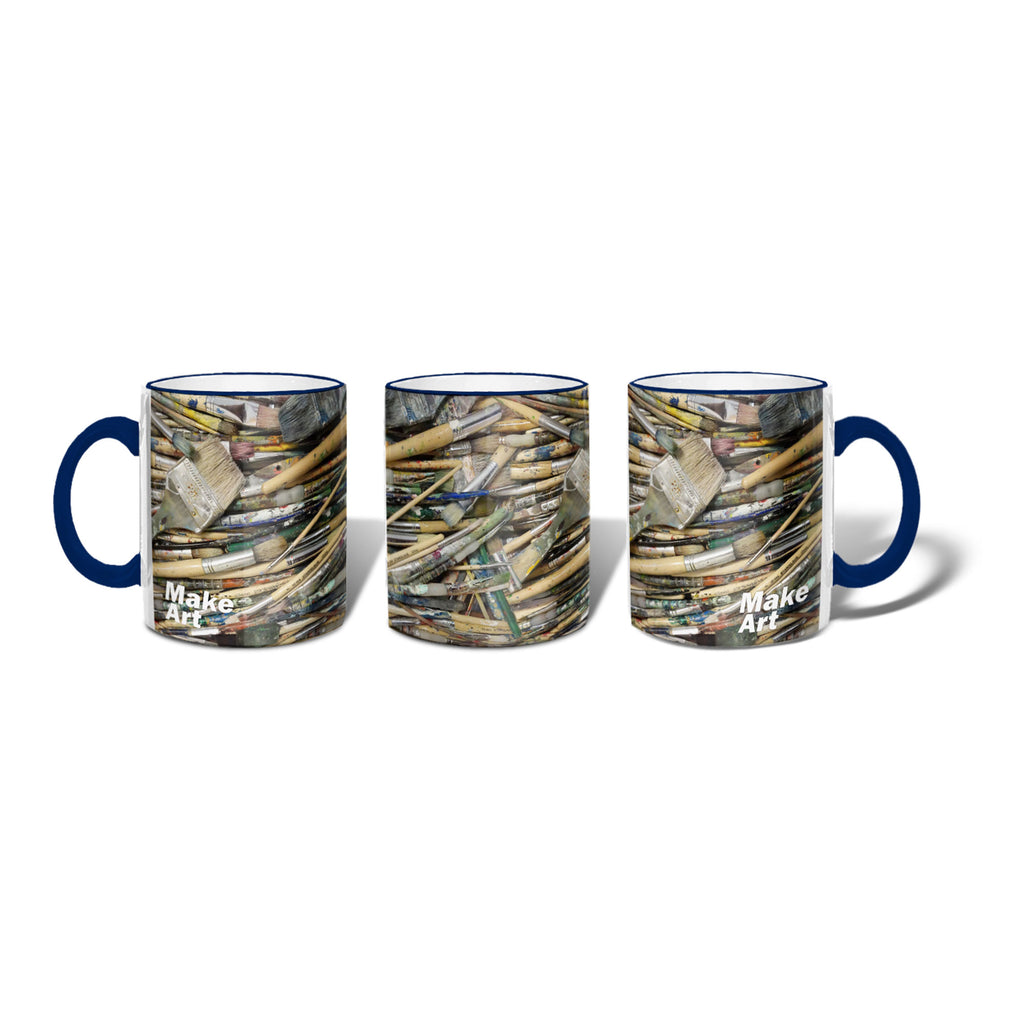 Make Art Paint Brushes Mug