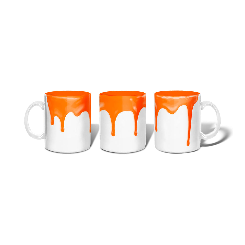 Paint Drip Orange Mug