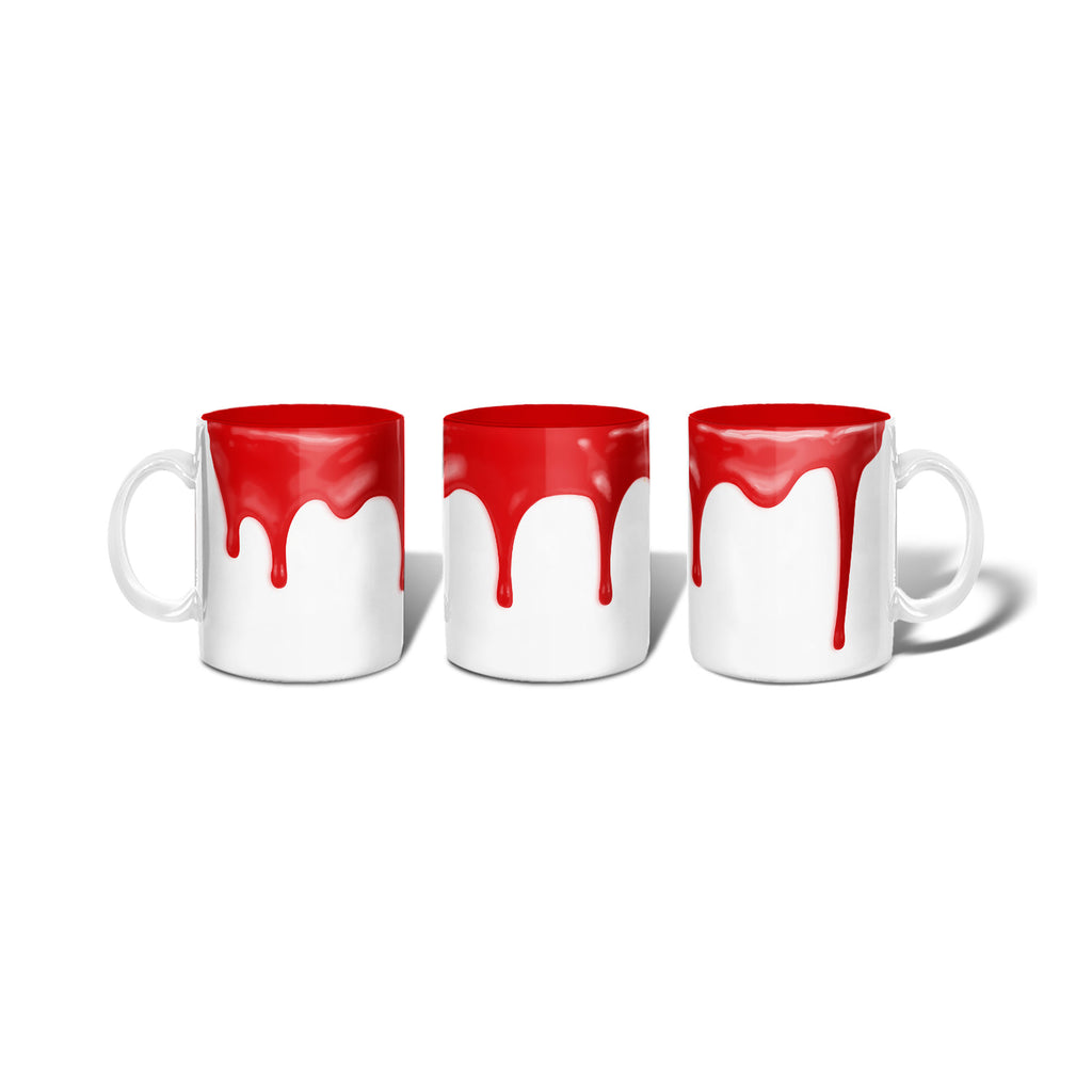 Paint Drip Red Mug