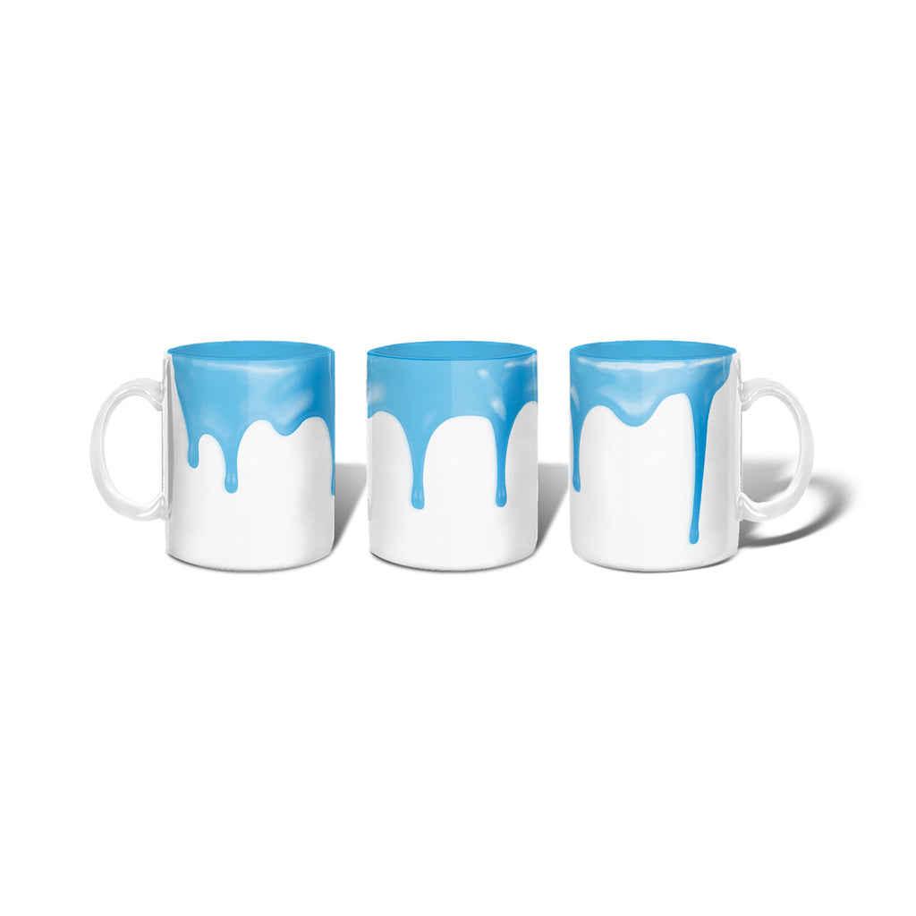 Paint Drip Light Blue Mug