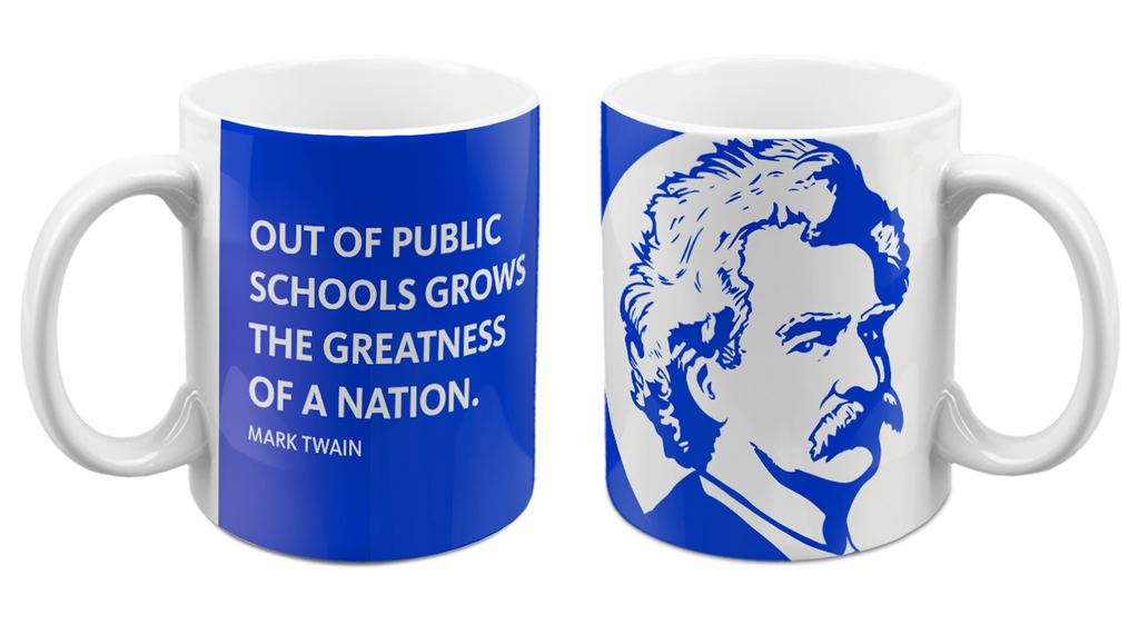 Mark Twain Logo Public Schools Mug 11oz
