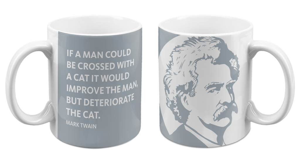 If A Man Could Be Crossed with a Cat Mug 11oz
