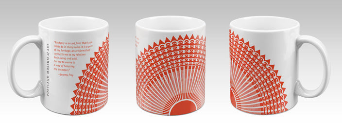 Jeremy Frey Orange Basket Mug (White)