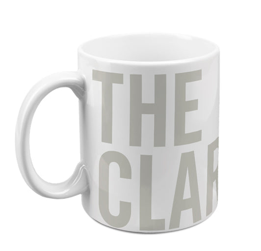 Clark Art Logo Light Grey 413C Mug (White)