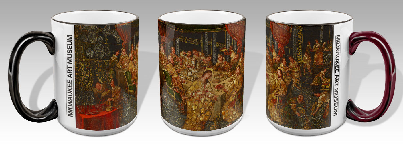 Correa Wedding at Cana Mug (Black-RH)